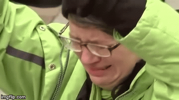 No noo crying liberal gif nooo noooo — Reaction meme