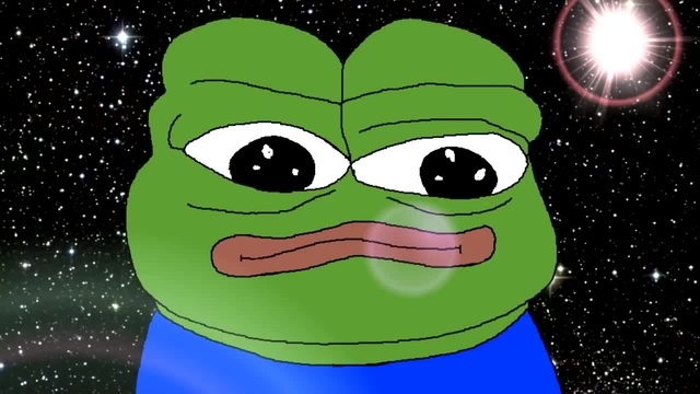 Pepe thinks space — Pepe meme