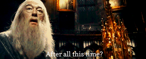 Dumbledore After All This Time? — Reaction meme