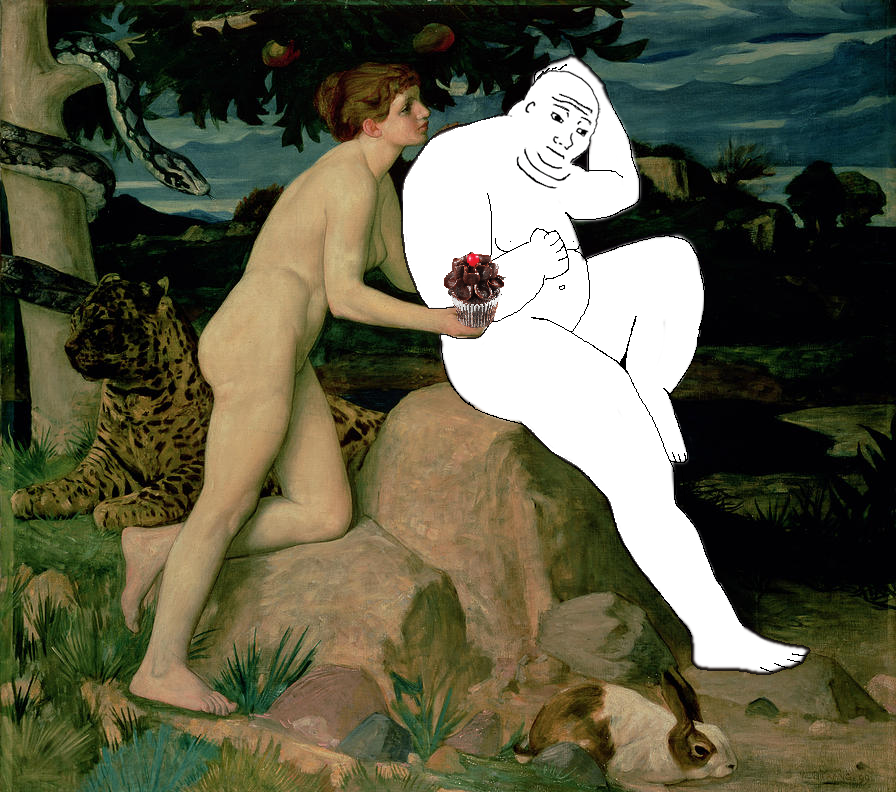 Wojak fat classic oil painting — Wojak meme