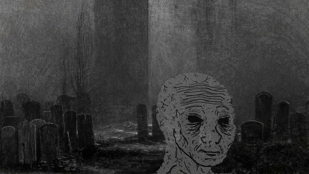 Wojak dead doomer in graveyard — Wojak meme