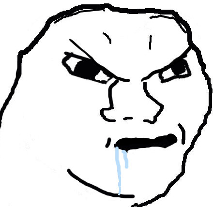 Brainlet angry drooling — Brainlet meme