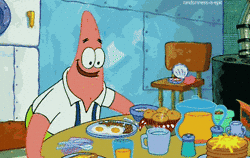Patrick Clear The Table — Reaction meme