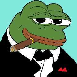 Pepe tuxedo cigar — Pepe meme