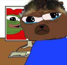 Pepe in costume scares bobo — Pepe meme