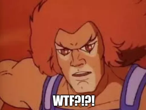 Lion WTF — Reaction meme