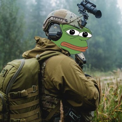 Pepe operator in the field — Pepe meme
