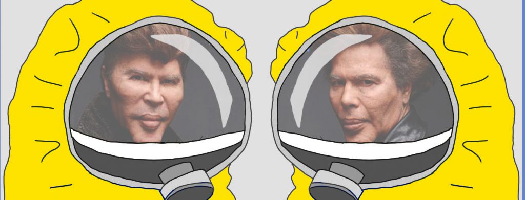 Bog twins hazmat suit — Reaction meme