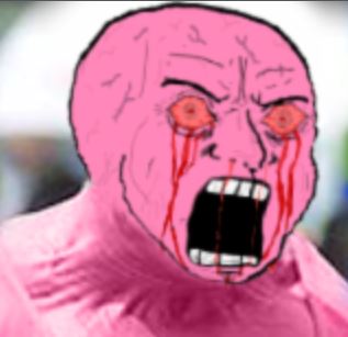 Pink wojak strong — Wojak meme
