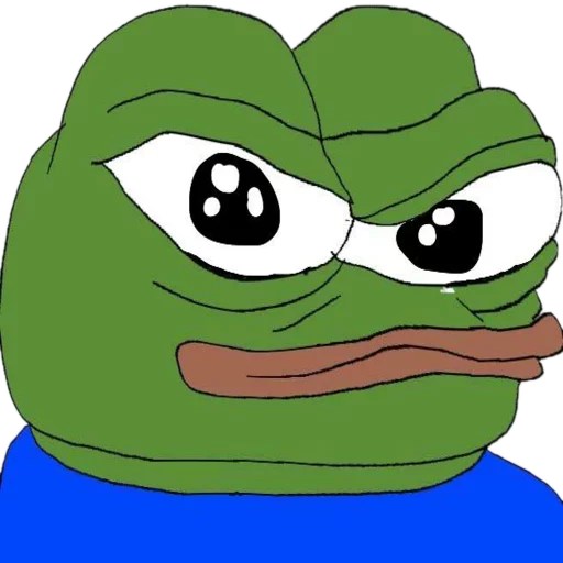 Stern closeup Frog Friends sticker — Sticker Packs meme