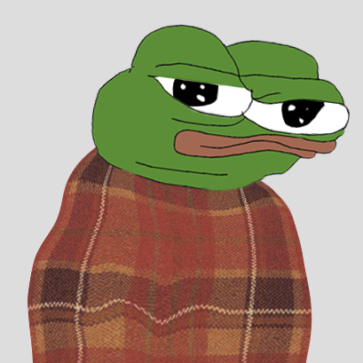 Pepe comfy neutral face — Pepe meme