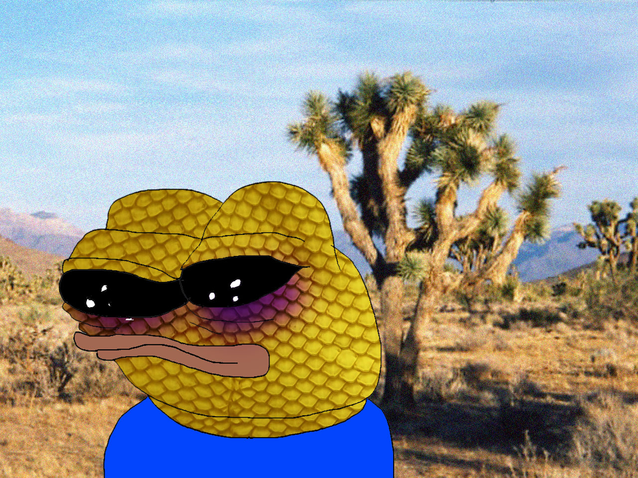 Pepe lizard — Pepe meme