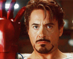 Robert Downey Jr Fixing Glove — Reaction meme