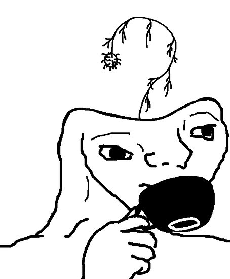 Brainlet dead flower — Brainlet meme