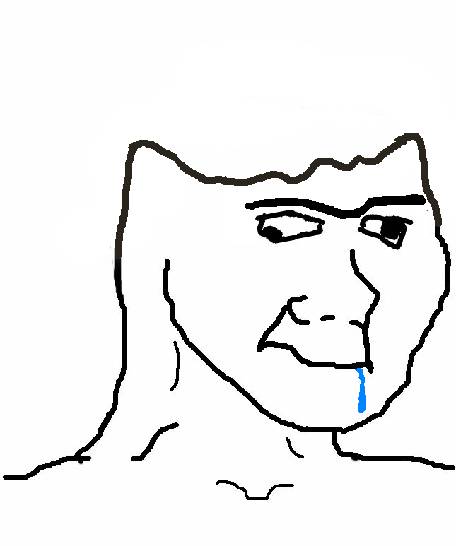 Brainlet head gone — Brainlet meme
