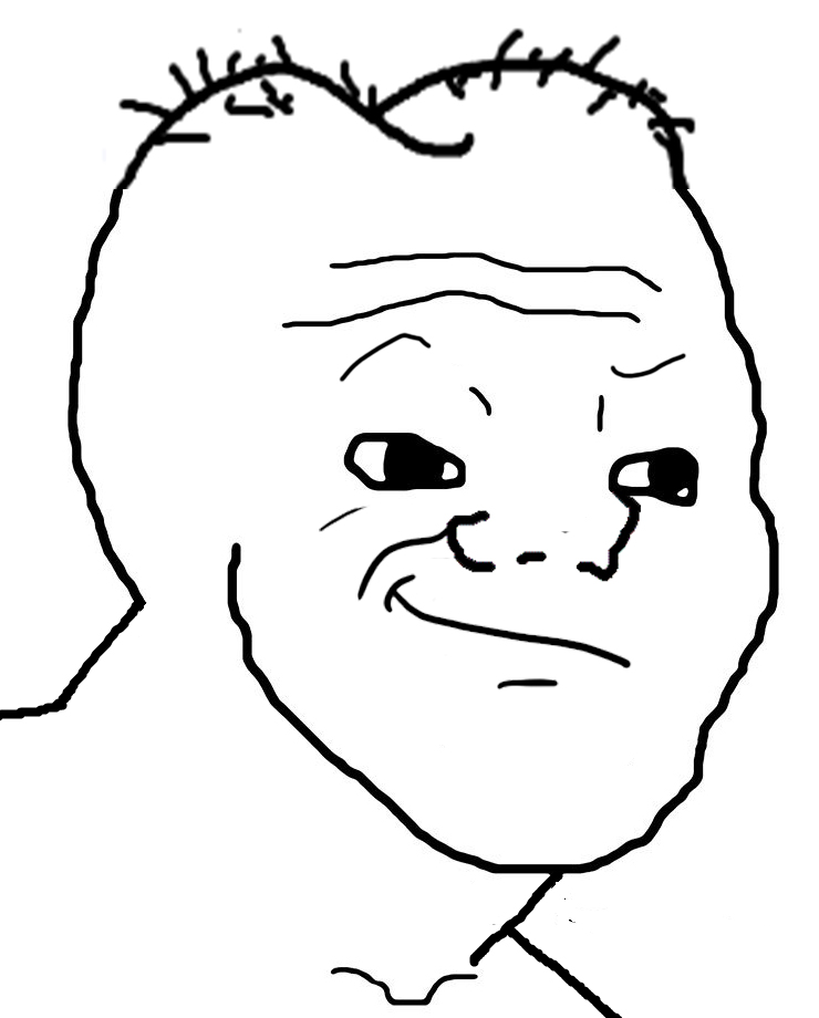 Brainlet trying to be chad — Brainlet meme