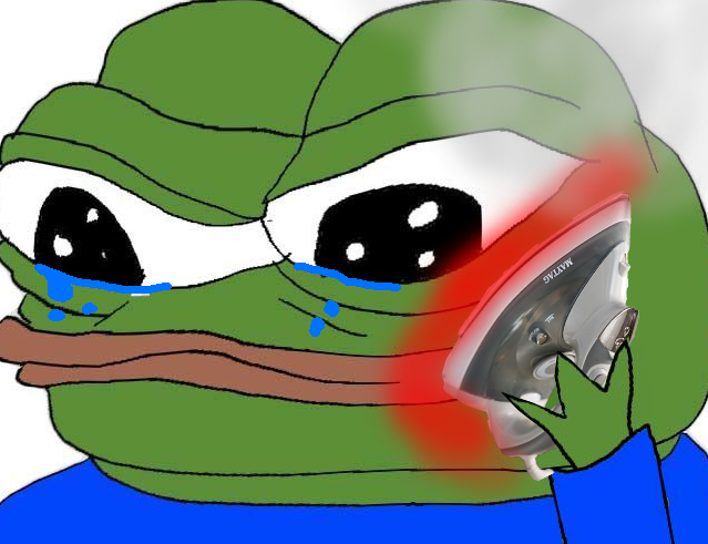 Pepe hot iron phone — Pepe meme