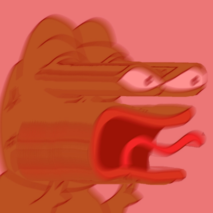 Pepe angry face popping out — Pepe meme
