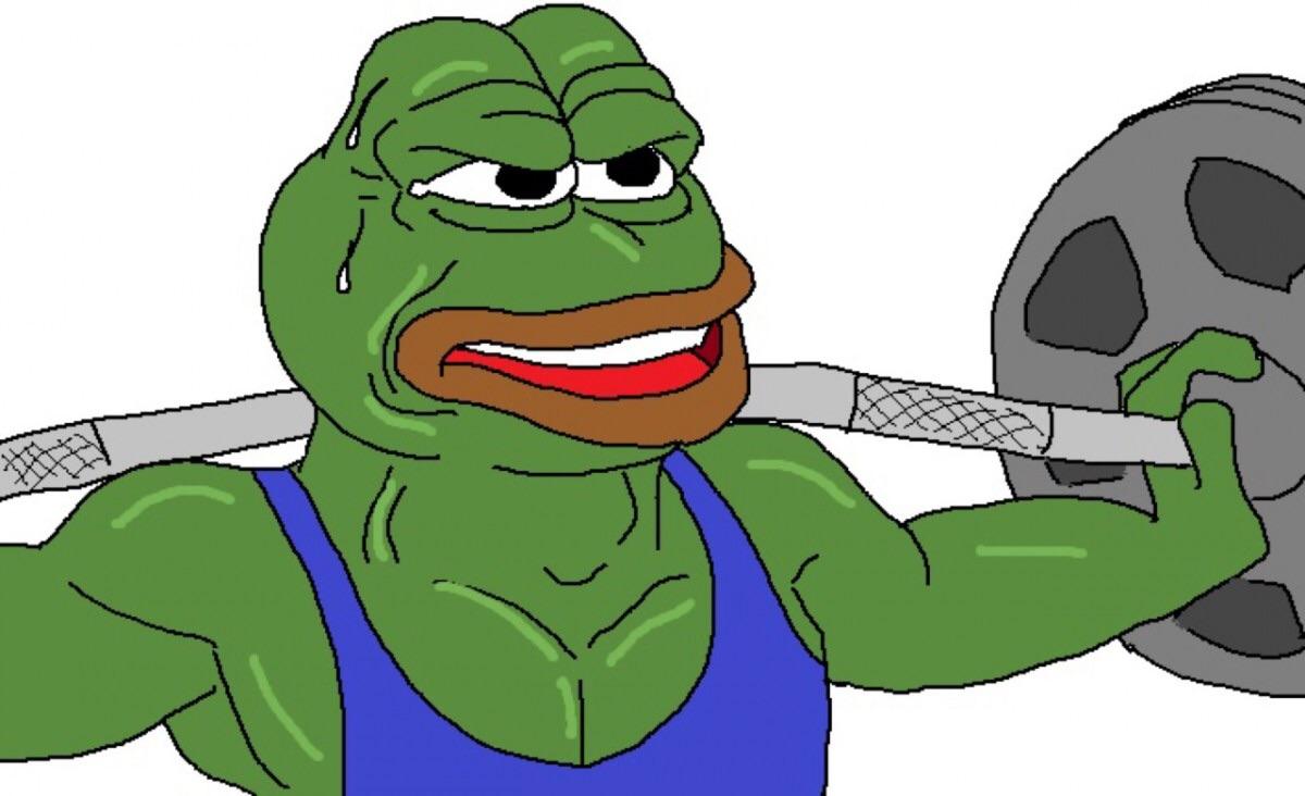 Pepe back squat — Pepe meme