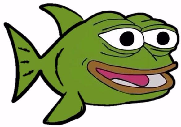 Pepe fish happy face — Pepe meme