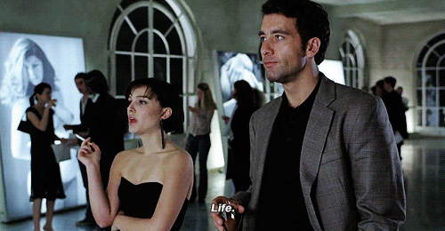 Alice Holding Cigarette in Gallery ("Life.") — Reaction meme