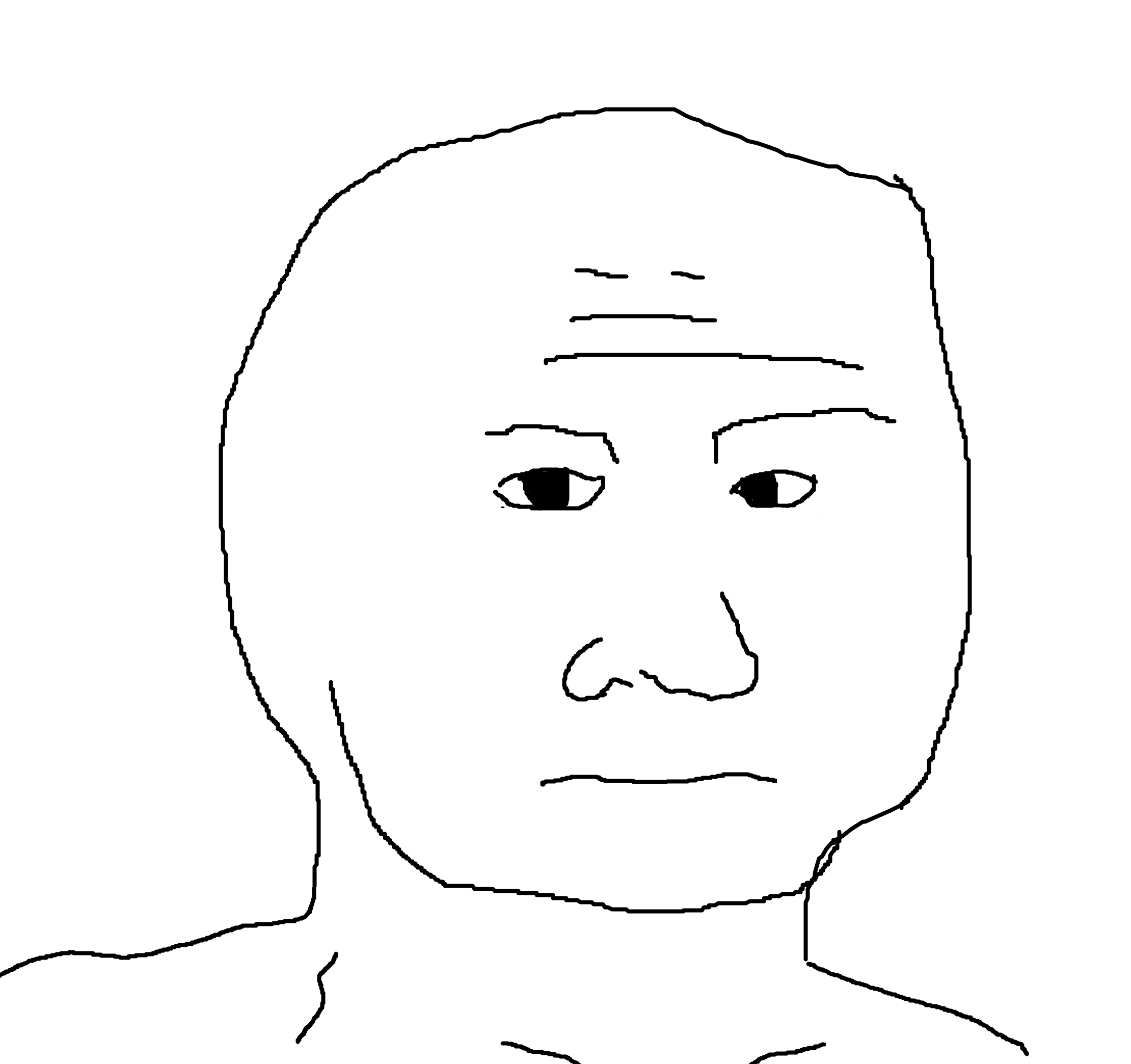 Wojak clone — Wojak meme