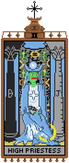 High Priestess Pepe — Pepe meme