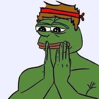 Pepe head band feels good guy — Pepe meme