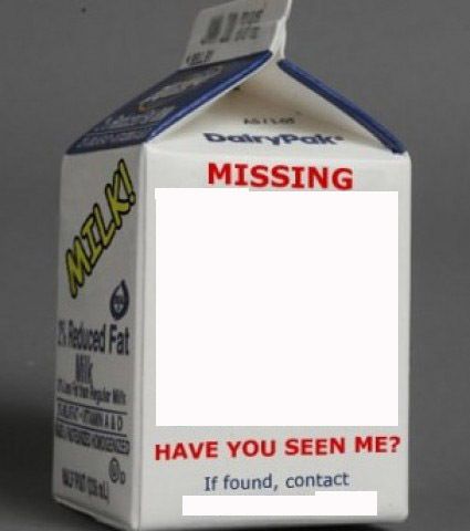 Milk carton meme template — Templates meme