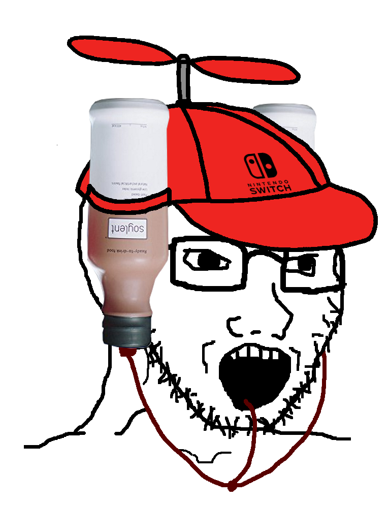 Wojak soy boy soylent hat — Wojak meme