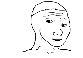 Brainlet wojak brain removed — Brainlet meme