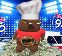 Bobo chef with world champion belt — Bobo meme
