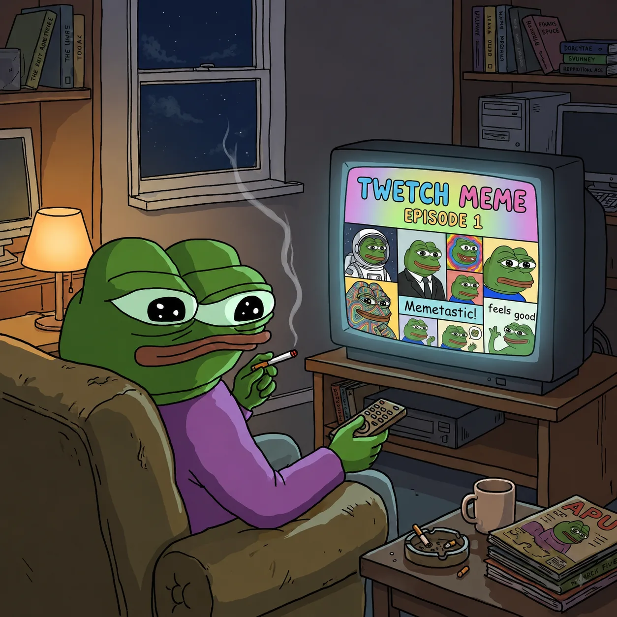 APU COZY TIME — Apu meme