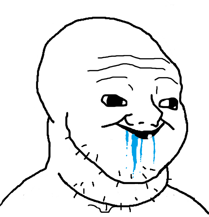 Brainlet chubby — Brainlet meme