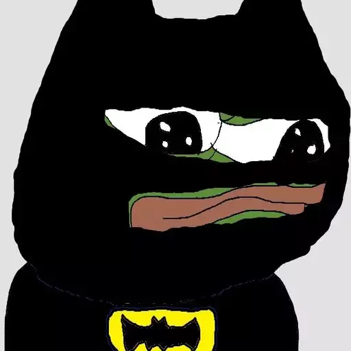 Batman pepe Frog Friends sticker — Sticker Packs meme