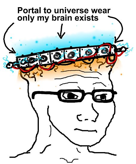 Wojak other dimension brain — Wojak meme