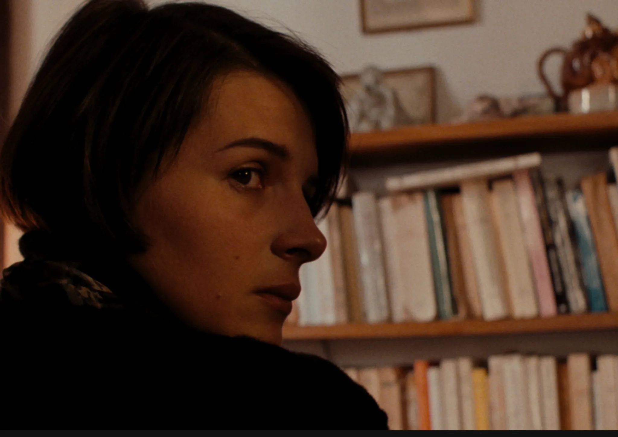 Julie Turning Around in Front of Bookshelf — Templates meme