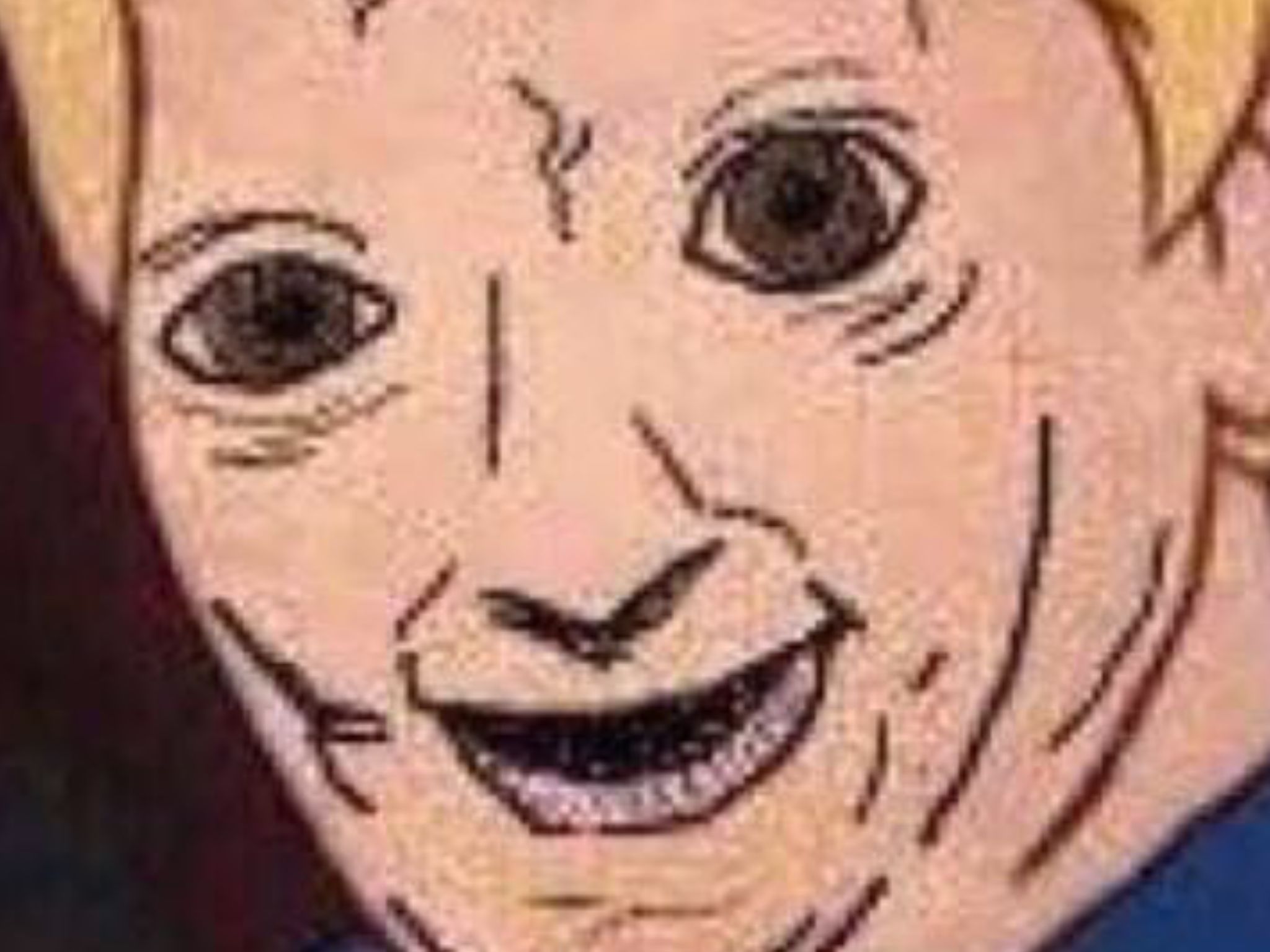 Fred scooby doo schizo face — Reaction meme