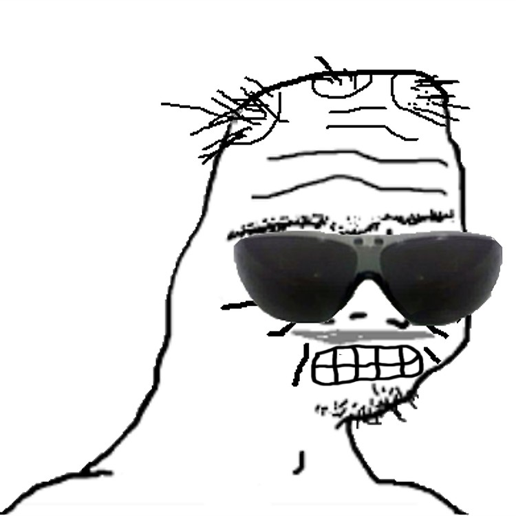Boomer clenching teeth — Boomer meme