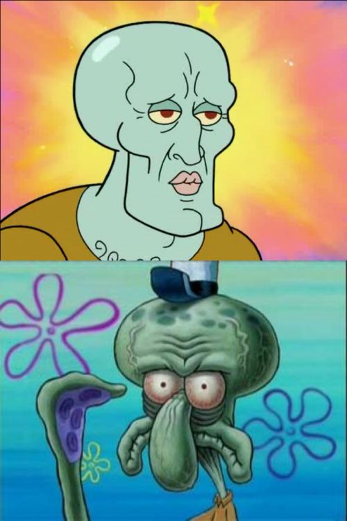 Squidward meme template — Templates meme