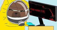 Bobo crashes market wearing hazmat suit — Bobo meme