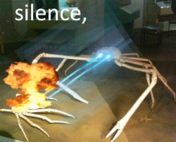 Silence Crab meme template — Templates meme