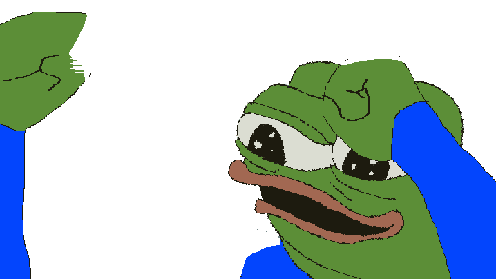 Pepe fist pumping — Pepe meme