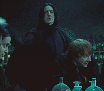 Snape Slapping Ron Weasley — Reaction meme