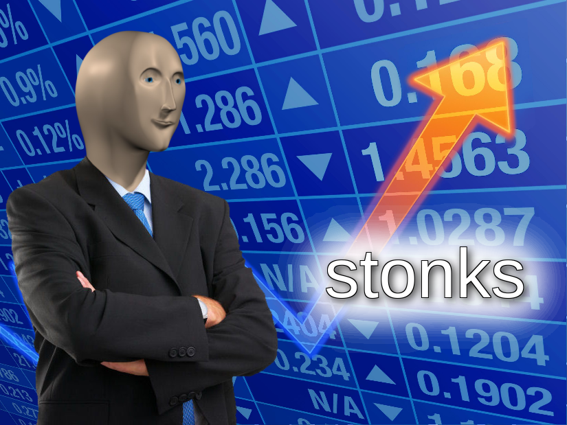 Stonks meme — Reaction meme