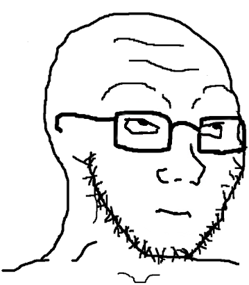 Wojak soy boy looking up — Wojak meme