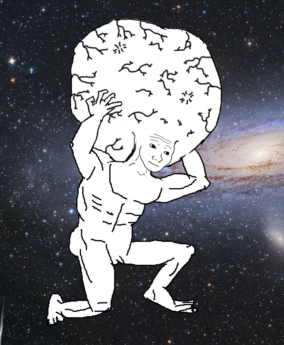 Wojak big brain universe — Wojak meme