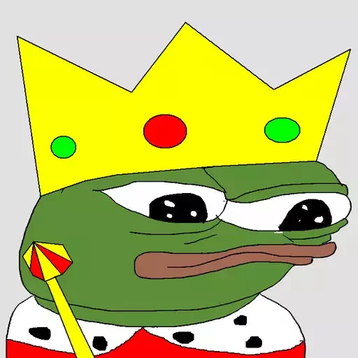 Frog king Frog Friends sticker — Sticker Packs meme