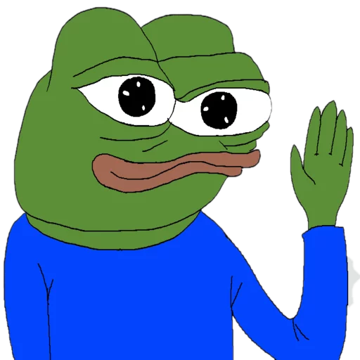 Friendly wave Frog Friends sticker — Sticker Packs meme