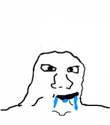 Brainlet small head drooling — Brainlet meme